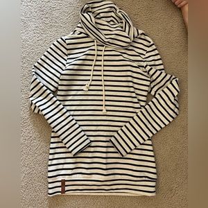 Boutique cowl neck sweatshirt